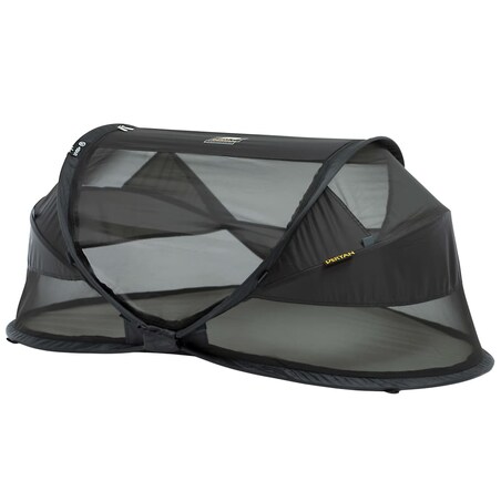 DERYAN Łóżeczko turystyczne Baby Luxe z moskitierą, czarne