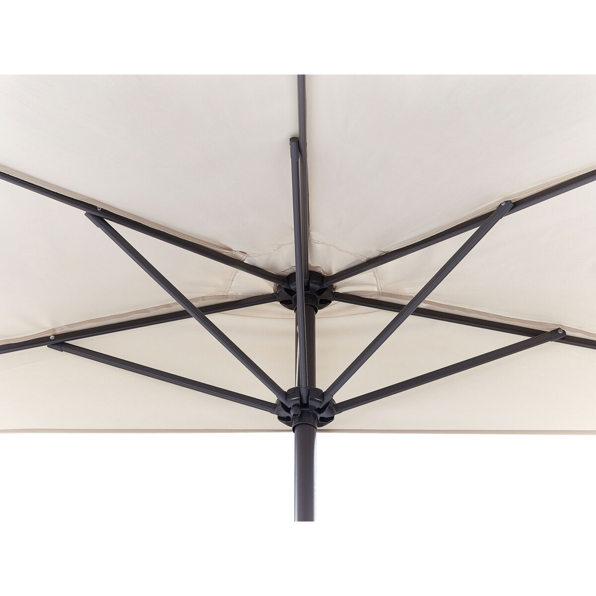 Parasol ogrodowy półokrągły 270 cm beżowy GALATI