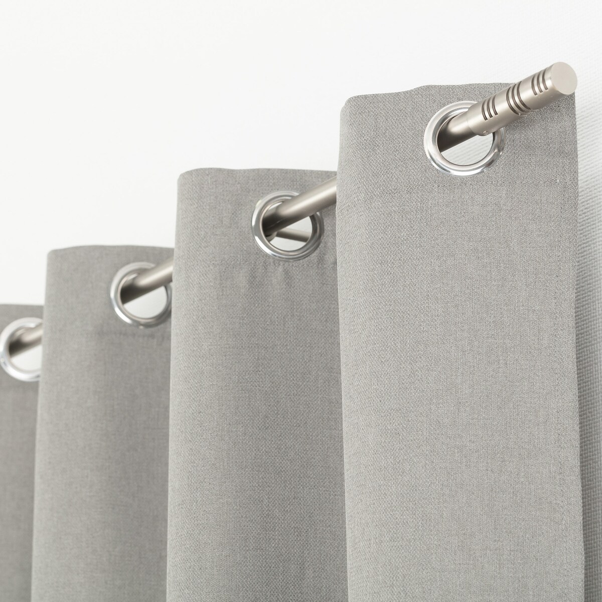 Zasłona BASIC na kółkach 140x280 cm szary 1 szt. 140x280 szary