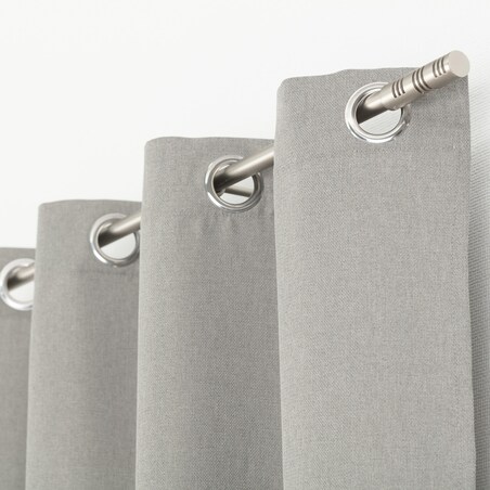 Zasłona BASIC na kółkach 140x280 cm szary 1 szt. 140x280 szary