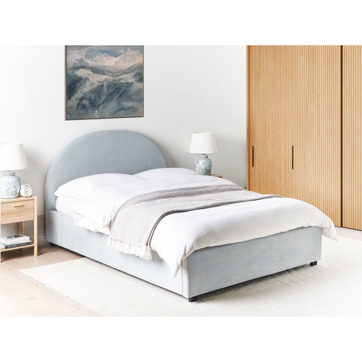 Łóżko z pojemnikiem VAUCLUSE 140 x 200 cm