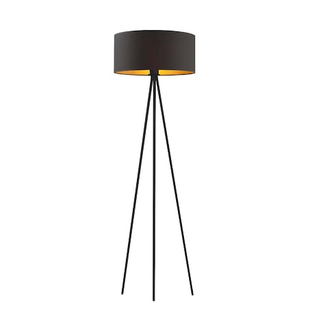 Lampa stojąca podłogowa trójnóg z abażurem walec 40cm JOLLY