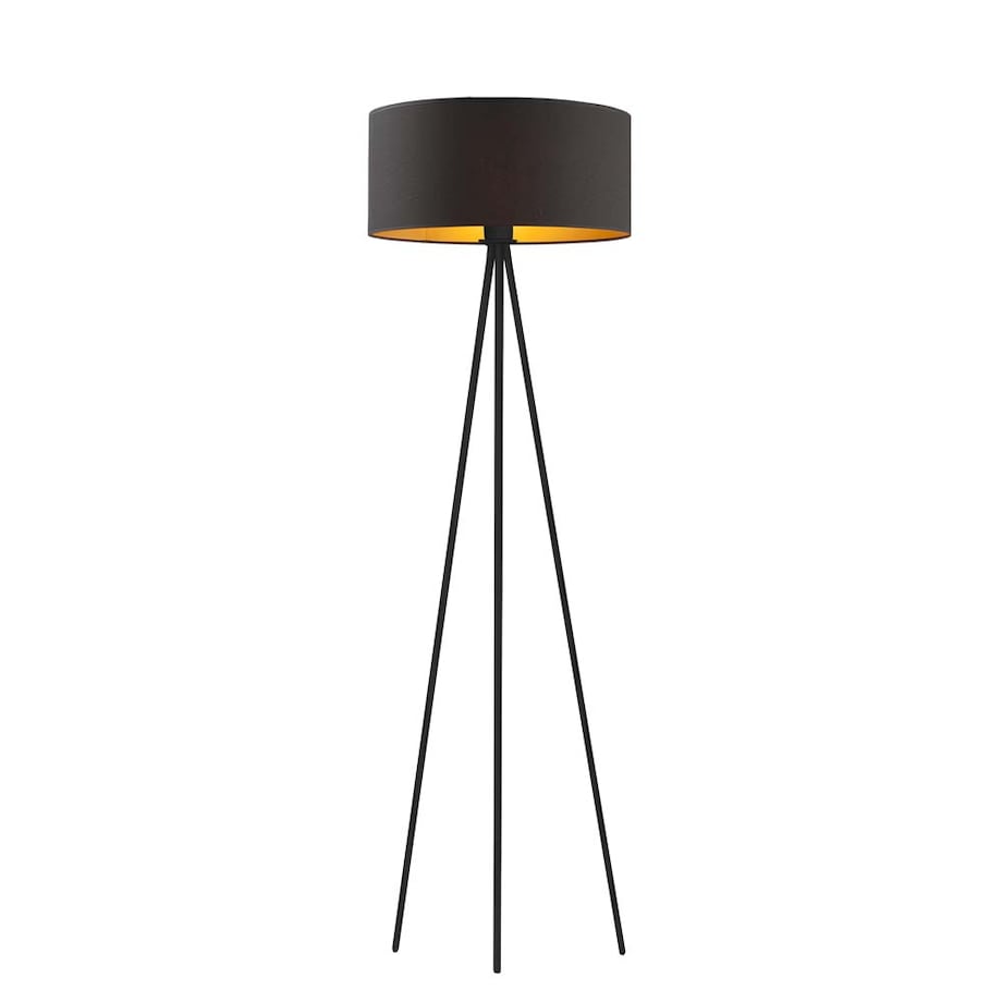 Lampa stojąca podłogowa trójnóg z abażurem walec 40cm JOLLY