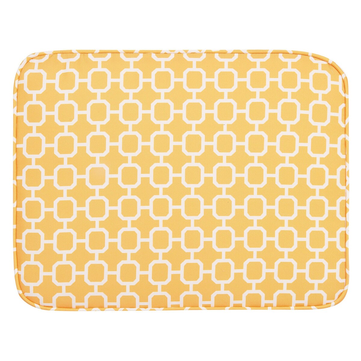 Zestaw 2 poduszek na krzesła ogrodowe żółty FIJI