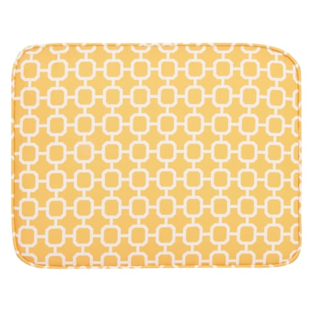 Zestaw 2 poduszek na krzesła ogrodowe żółty FIJI