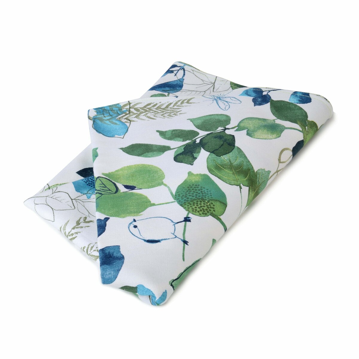 Okrągły obrus z motywem ptasim Blue Sparrow – ⌀ 140 cm