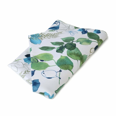 Okrągły obrus z motywem ptasim Blue Sparrow – ⌀ 140 cm