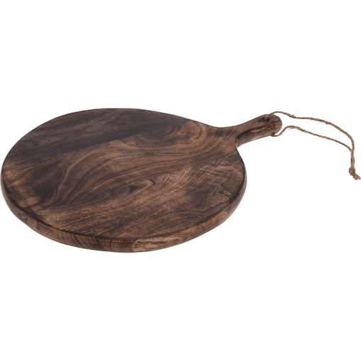 Okrągła deska do serwowania, drewno mango, 40 cm, kolor brązowy