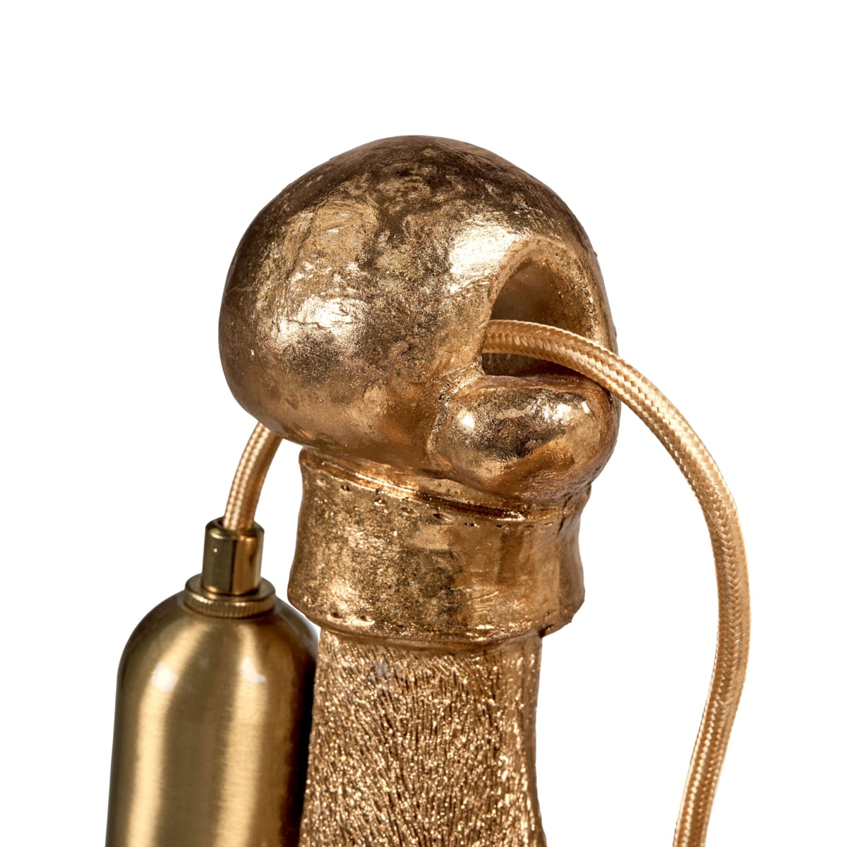 Lampa stołowa Pies MIKE Złoty