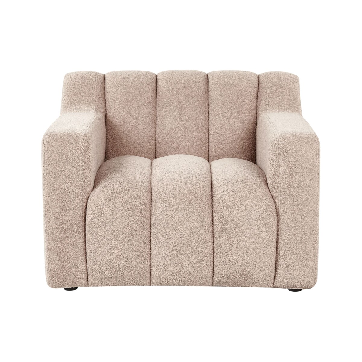 Fotel AGERUP Boucle Beżowoszary