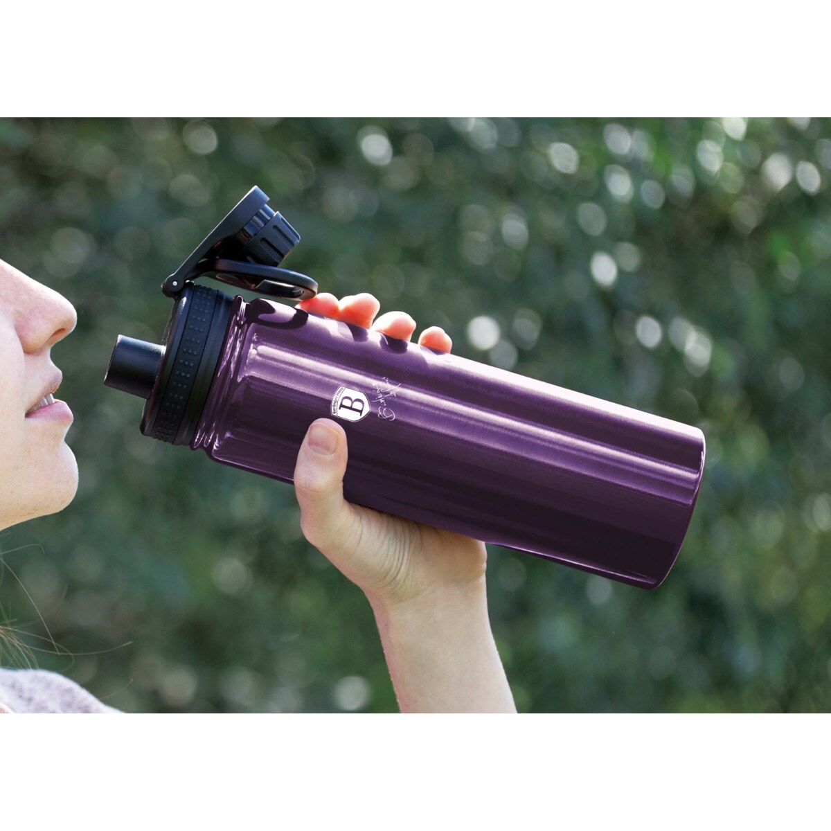 Sportowa butelka termiczna 720ml BERLINGER HAUS Purple Eclipse