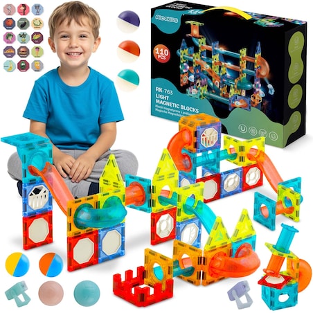 Klocki magnetyczne edukacyjne konstrukcyjne Ricokids
