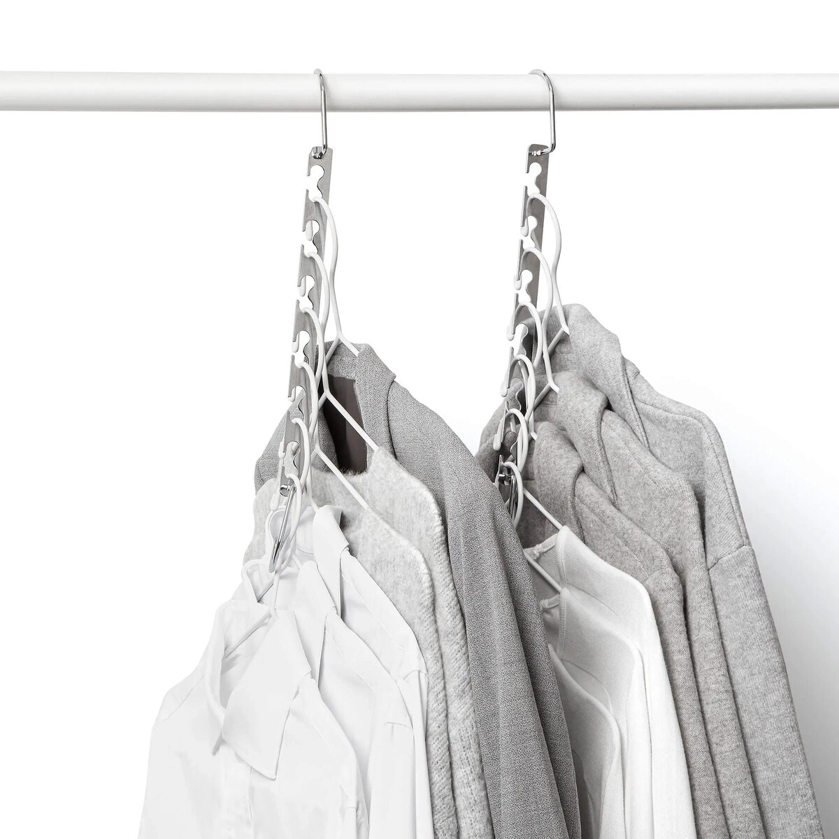 Zestaw 4 uchwytów na wieszaki Rayen