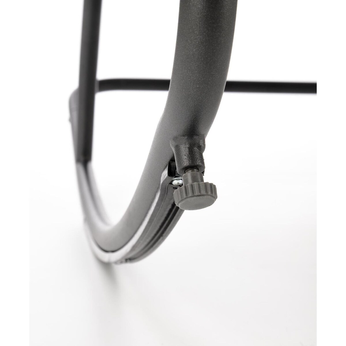 FOTEL BUJANY Dazira szary NA STALOWYCH PŁOZACH