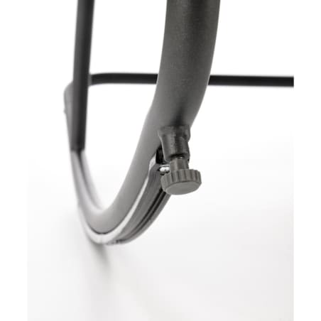 FOTEL BUJANY Dazira szary NA STALOWYCH PŁOZACH