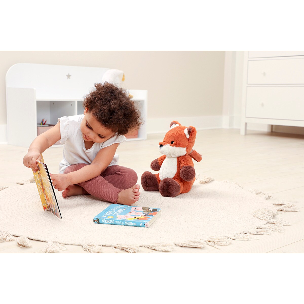 Szumiący lisek z pozytywką - Cloud b® Frankie the Fox™