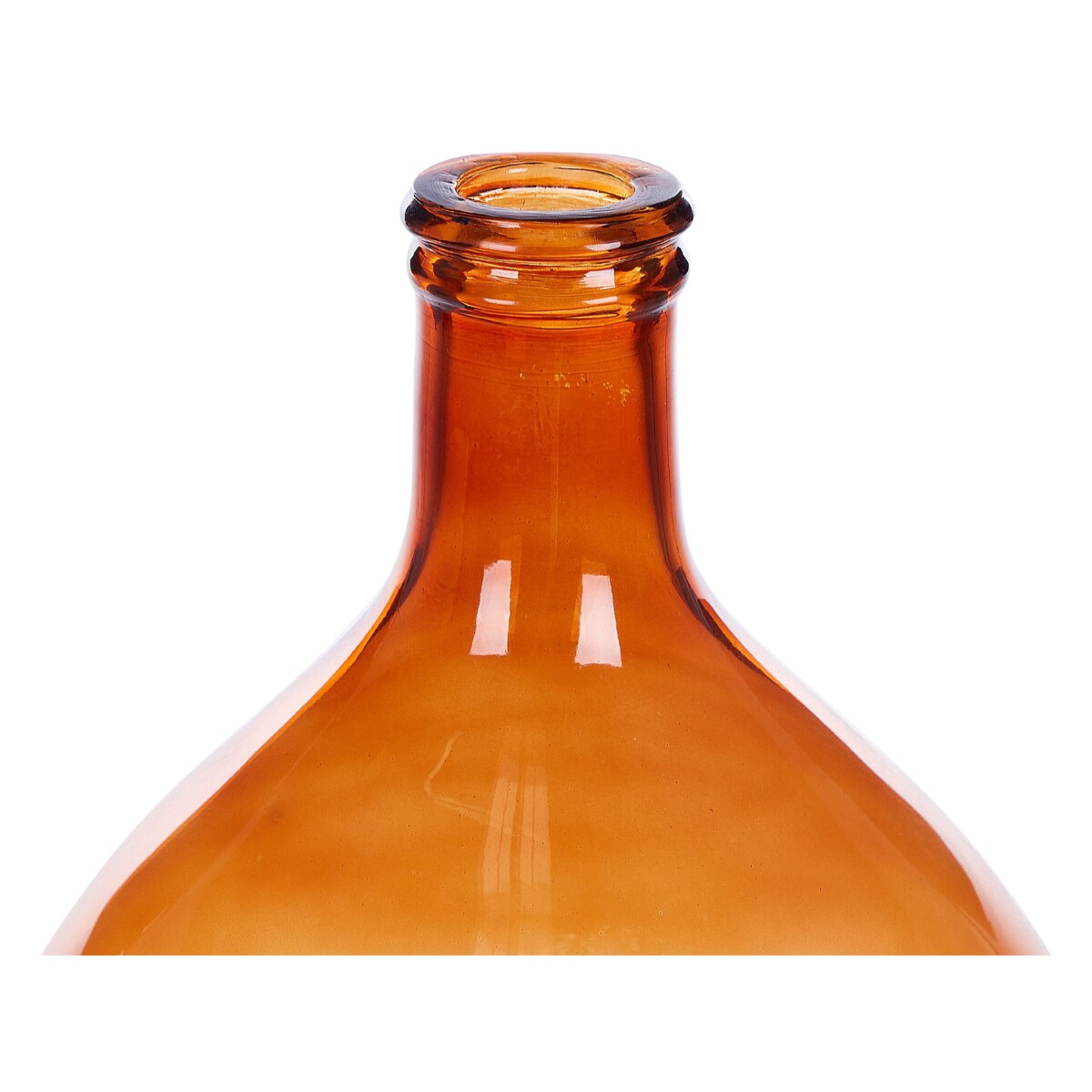 Wazon na kwiaty szklany 48 cm złoty brąz CHATNI