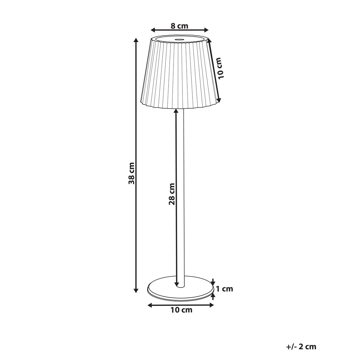 Lampa stołowa POMBEIRO Metal Pastelowy róż