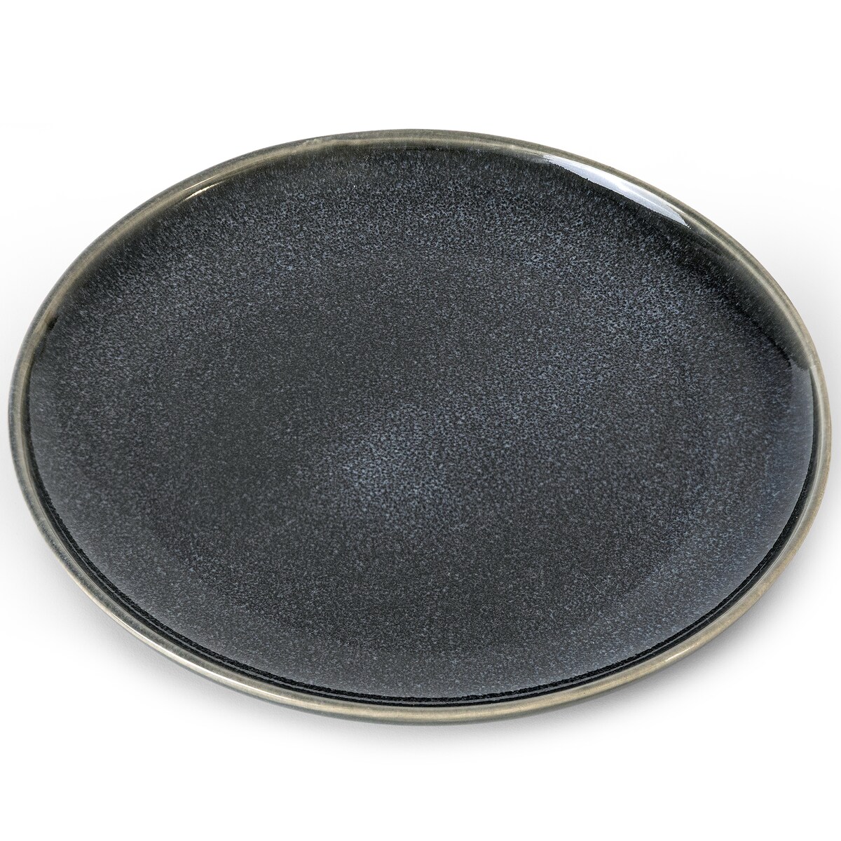 EDA Zestaw obiadowy 6 os. (18 el.), niebieski/szary/beżowy