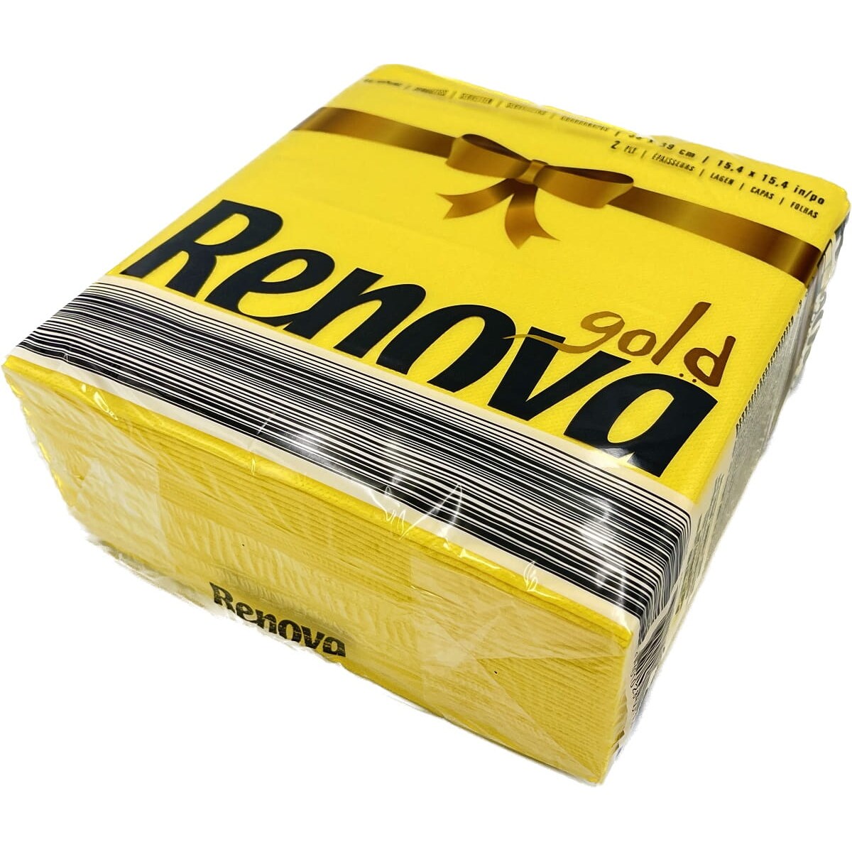 Serwetki stołowe Renova GOLD żółte 40szt