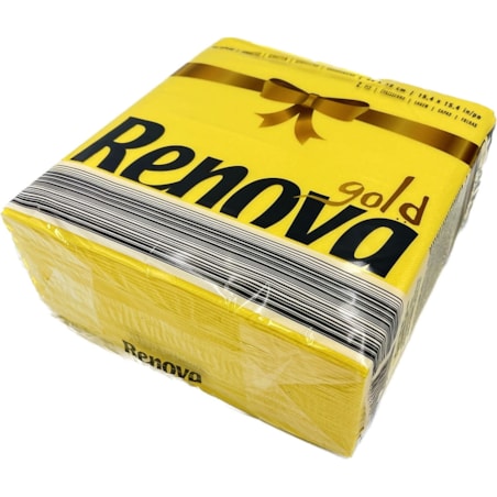 Serwetki stołowe Renova GOLD żółte 40szt