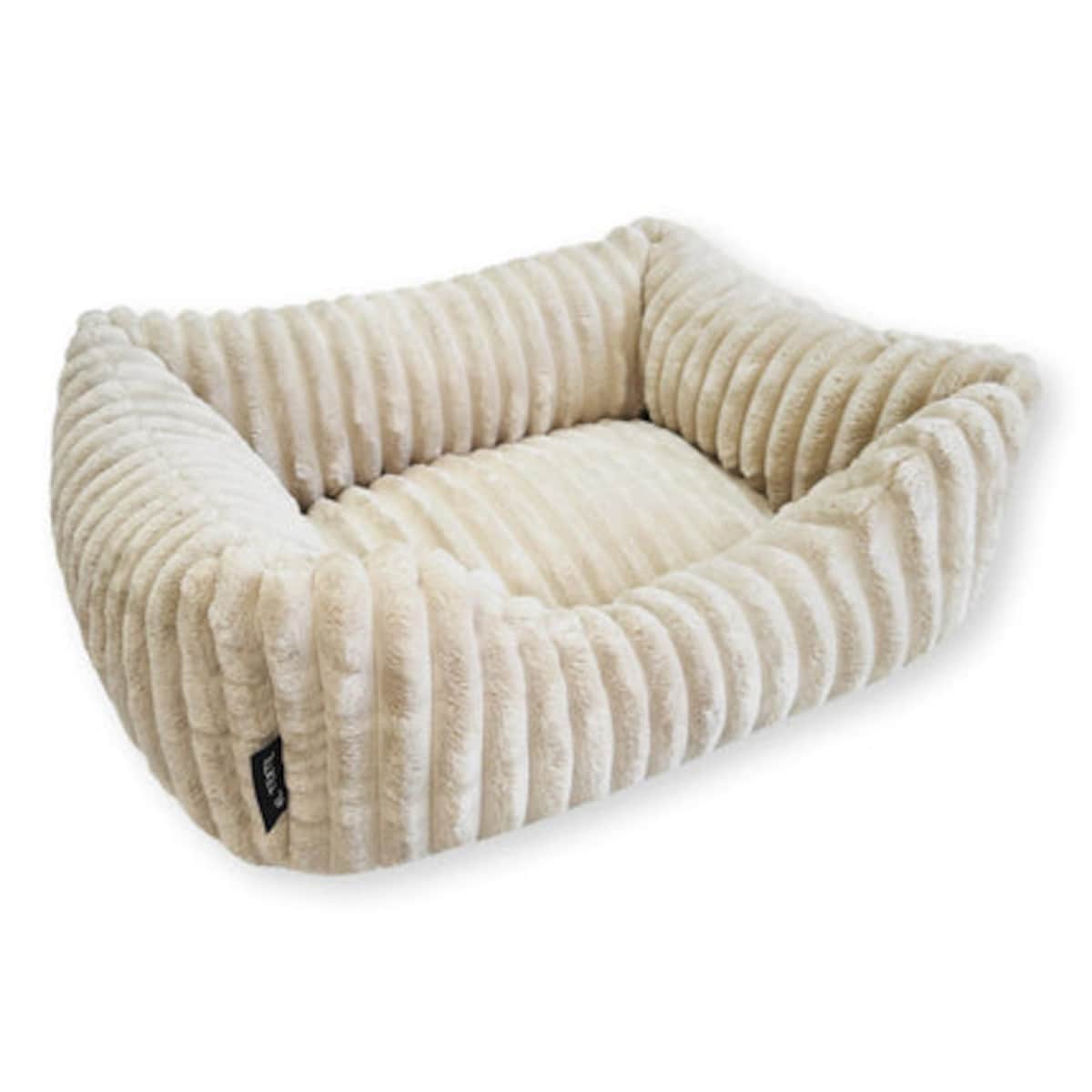 Pluszowe legowisko dla psa BELLA, 90x70 cm, Beż