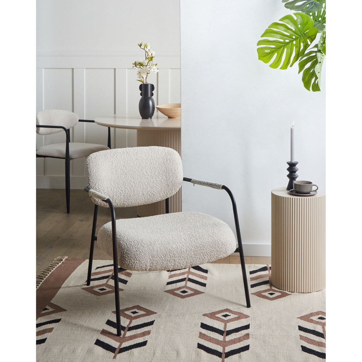 Fotel AUSVIKA Jasnobeżowy