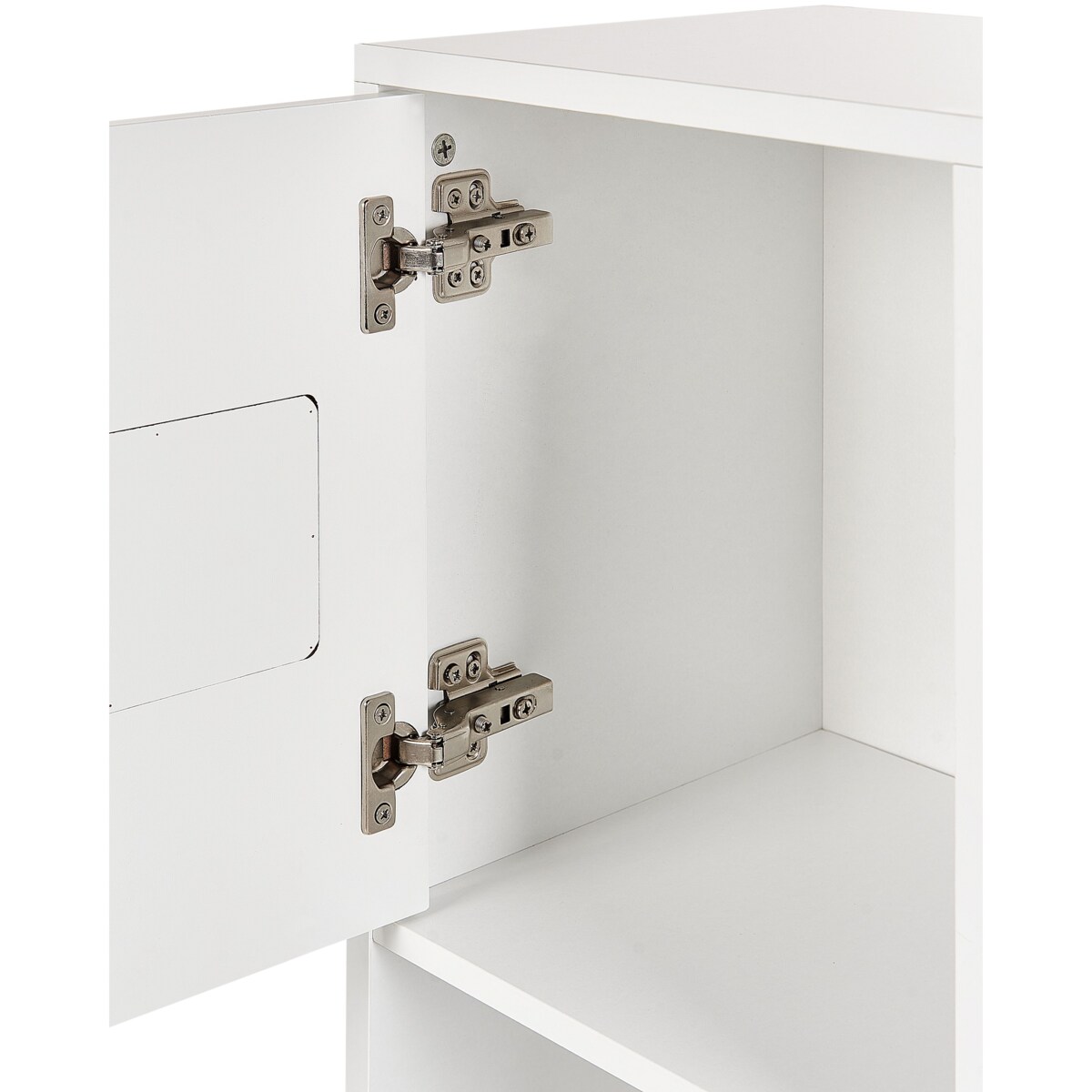 Regał jasne drewno z białym CLOUDY