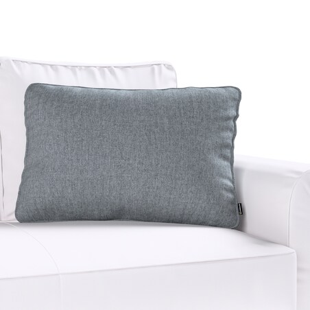 Poszewka Gabi na poduszkę prostokątna 60x40 grafitowo - szary szenil
