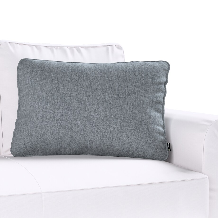 Poszewka Gabi na poduszkę prostokątna 60x40 grafitowo - szary szenil