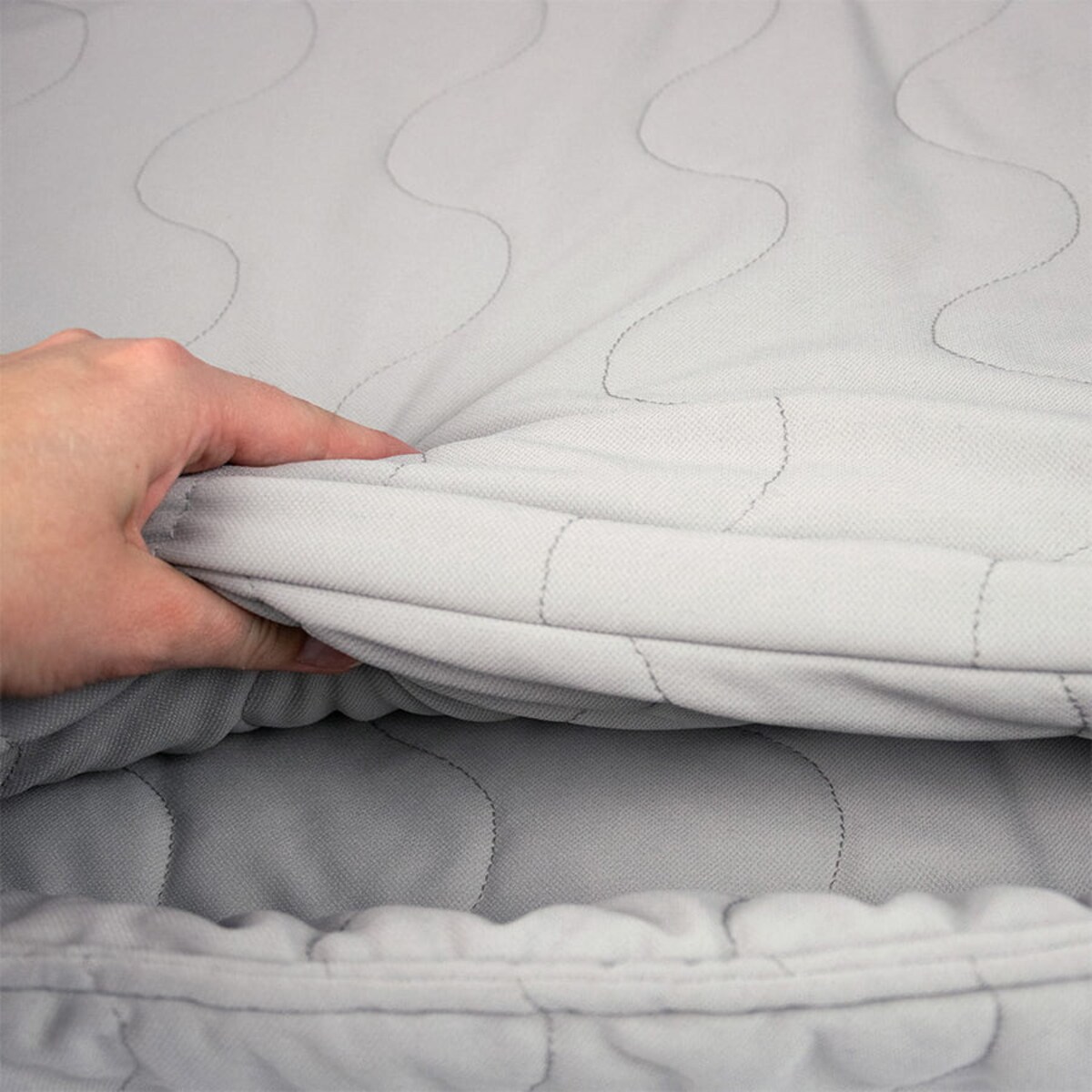 Legowisko prostokątne dla psa szare