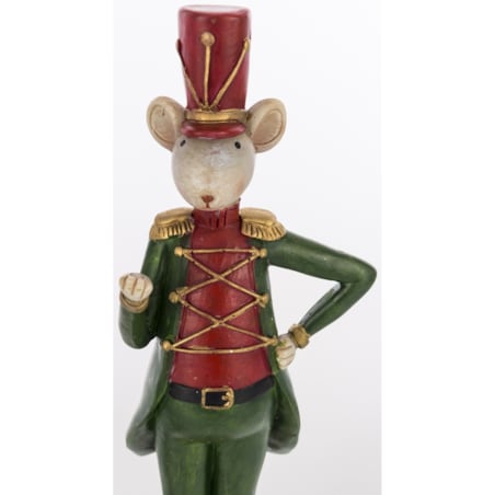 Dekoracja - para myszek we frakach i cylindrach 21x7,5x6 cm TOPI