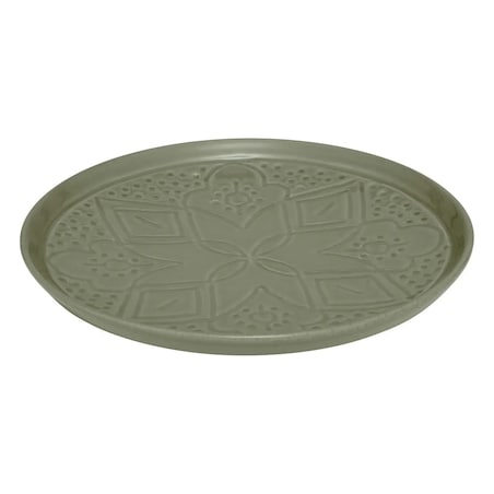 Komplet 6 talerzy deserowych Sienna zielone 20 cm