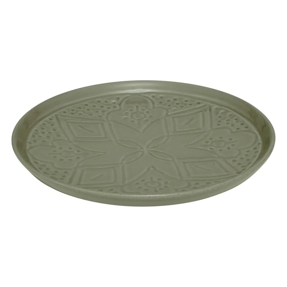 Komplet 6 talerzy deserowych Sienna zielone 20 cm