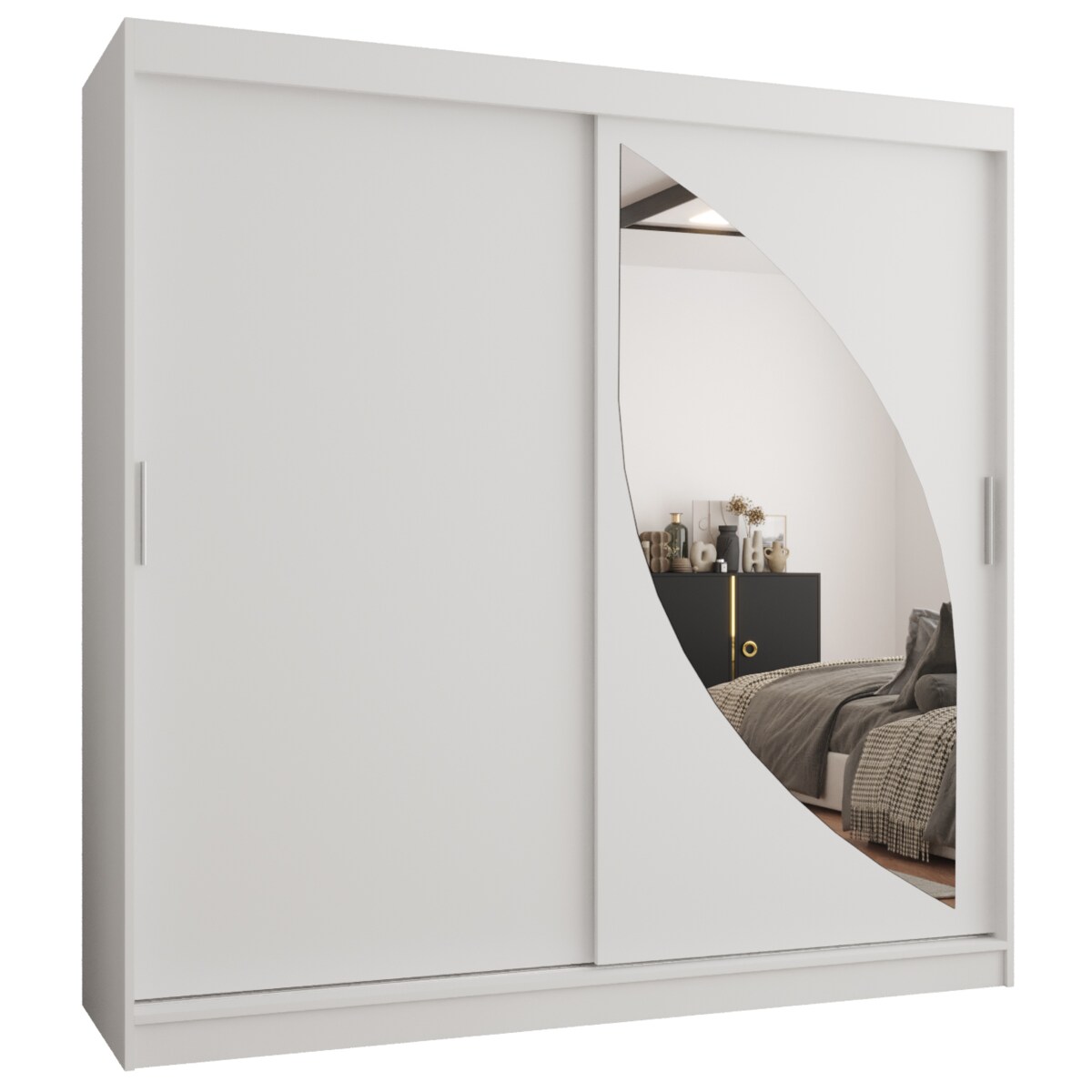 Szafa przesuwna MILO 200 biały