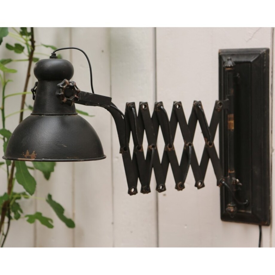 Kinkiet metalowy postarzany z wysięgnikiem Factory