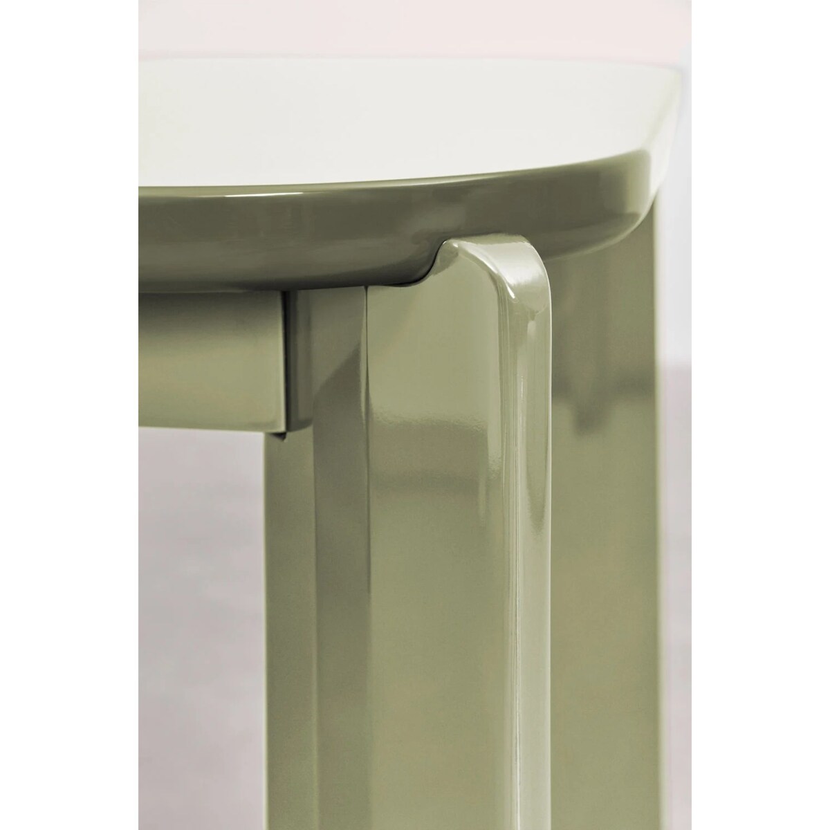 Prostokątny stół jadalniany 200x100 cm z MDF Genewa glossy szałwiowy