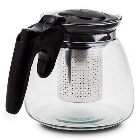 Dzbanek imbryk z sitkiem do zaparzania zaparzacz szklany do herbaty ziół