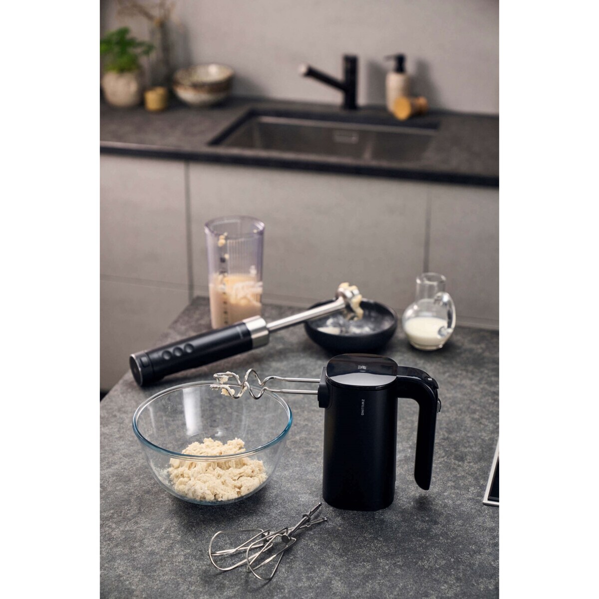 ZWILLING XTEND Bezprzewodowy blender ręczny (bez baterii) czarny