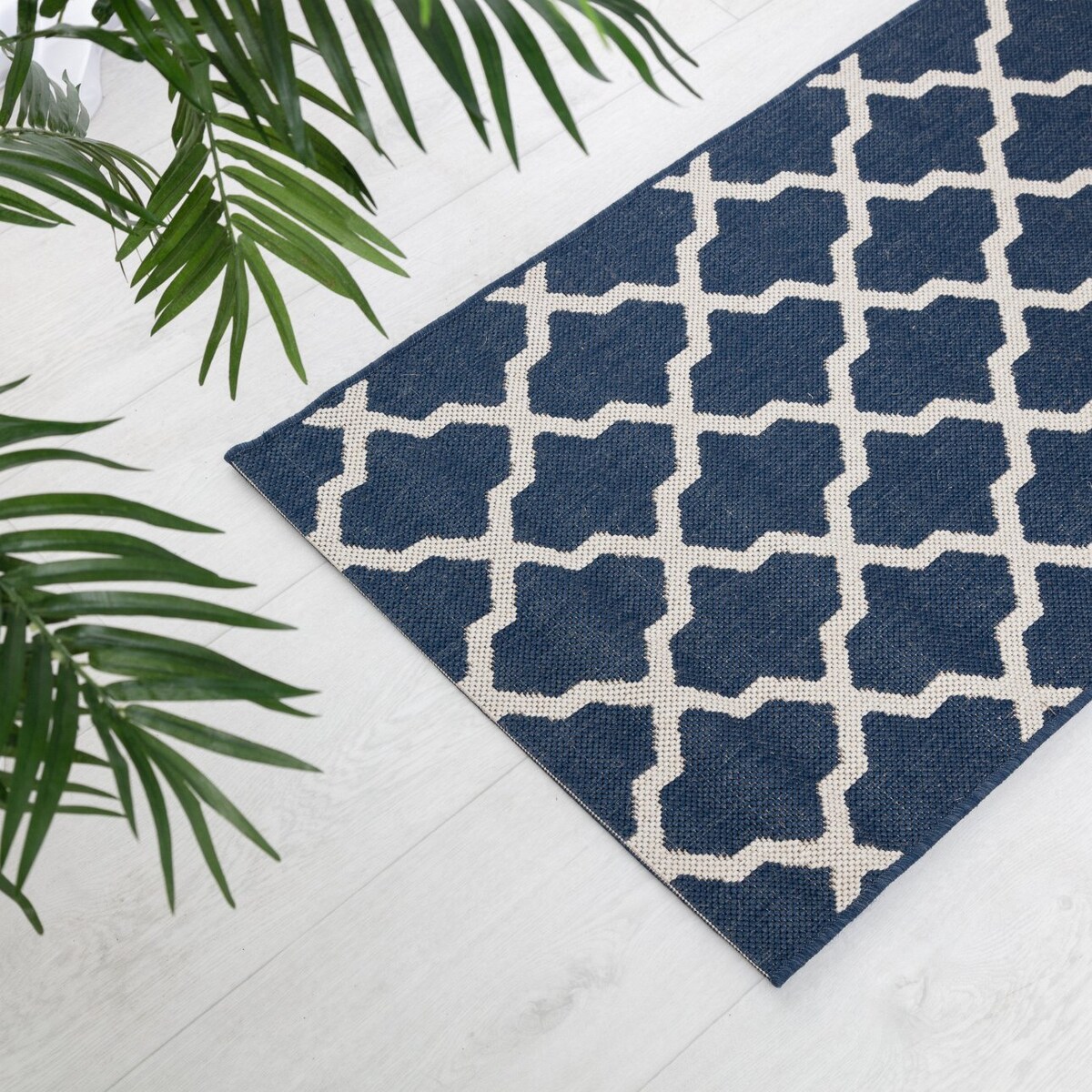 Dywan Cottage blue/wool 60x180cm, 60x180cm