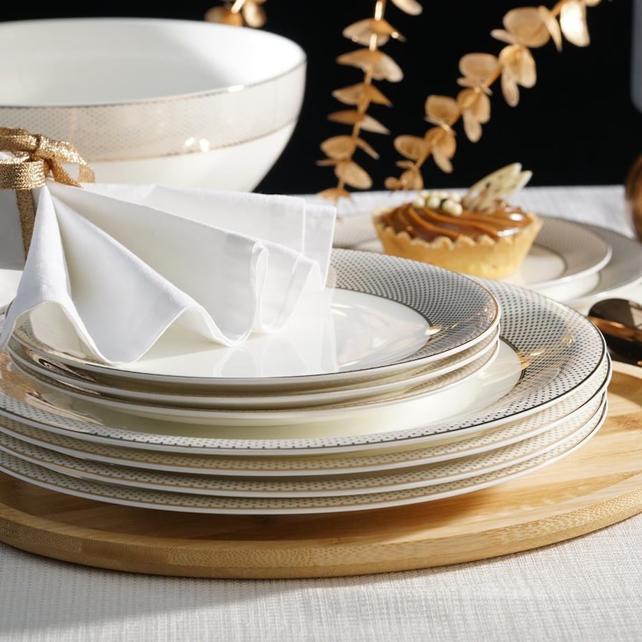 VILLA ITALIA Talerzyk deserowy śniadaniowy 20 cm porcelanowy MARILYN