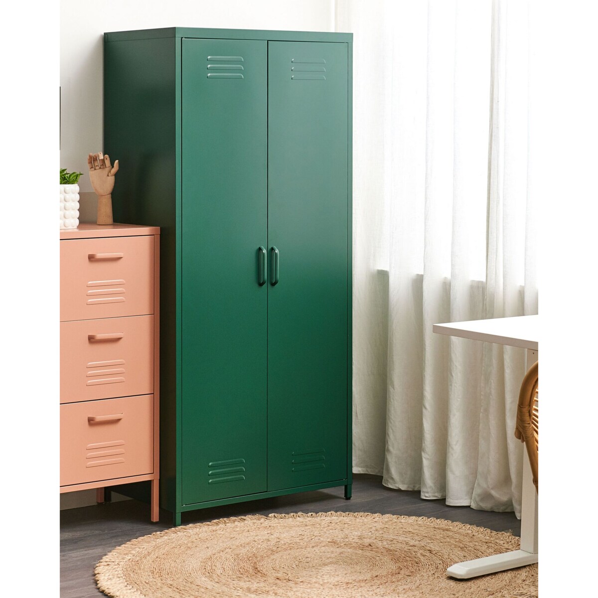 Szafa biurowa metalowa zielona VARNA