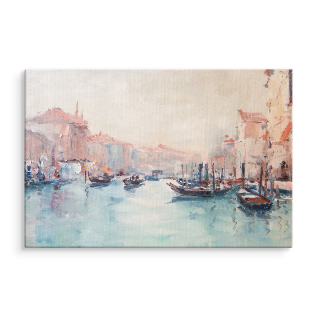 Obraz na płótnie Wenecja w abstrakcyjnym stylu 70x50cm