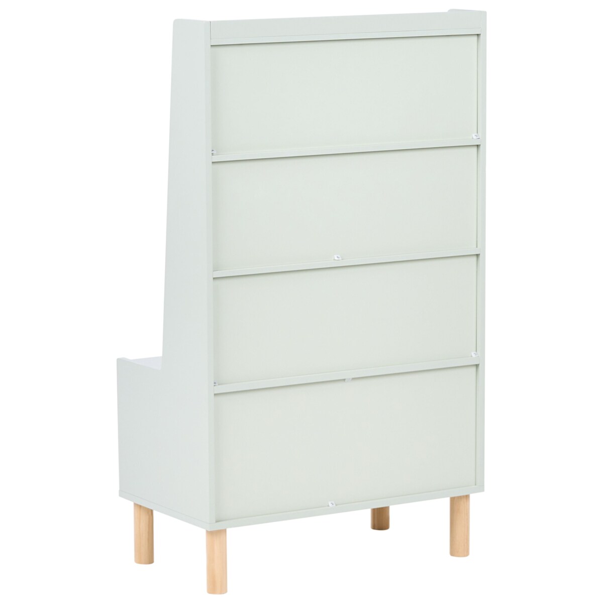 Regał na książki 3 półki QUILPIE 120 cm Jasnozielony