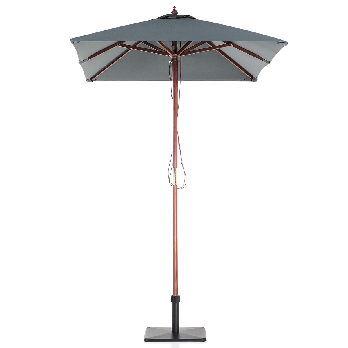 Parasol ogrodowy 195 cm FLAMENCO Ciemnoszary