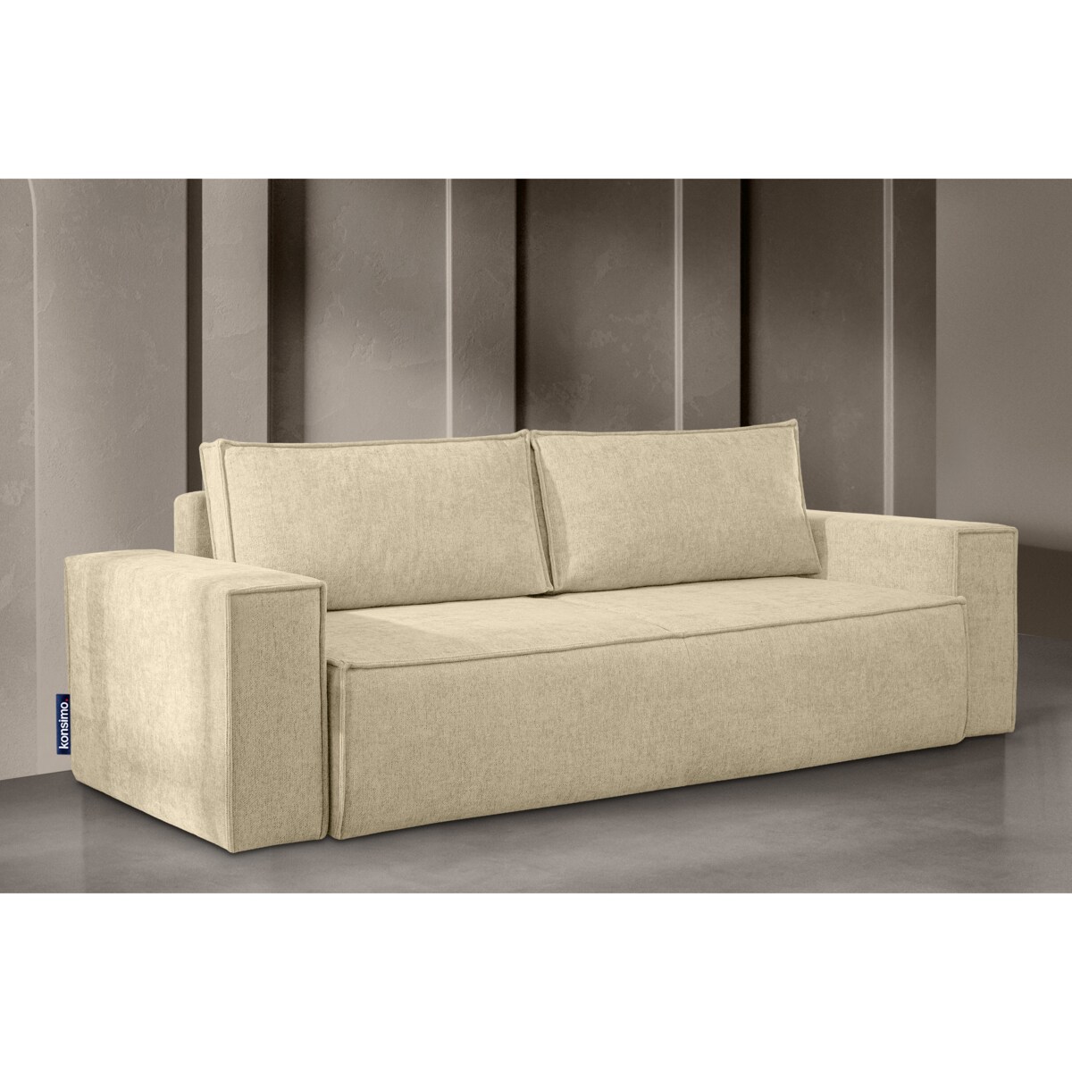 KONSIMO NAPI II Sofa 3-osobowa, kolor beżowy