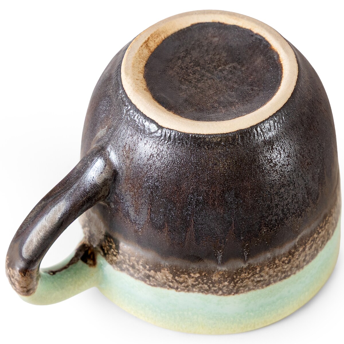 Konsimo PRIMA Filiżanka do kawy ze spodkiem 6 szt., szałwiowy