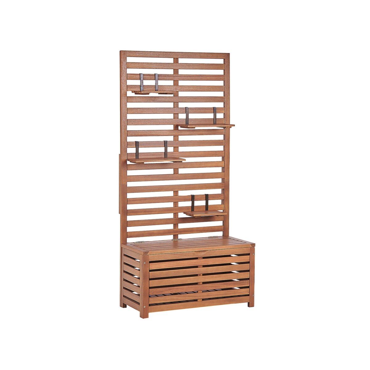 Ławka ogrodowa 80 cm drewniana ze schowkiem MATINO