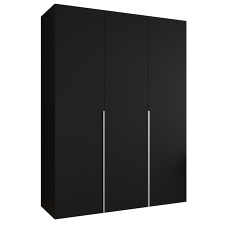 Szafa uchylna otwierana ALICANTE 1 150 wys. 202 cm Czarny + u. Kaszmir