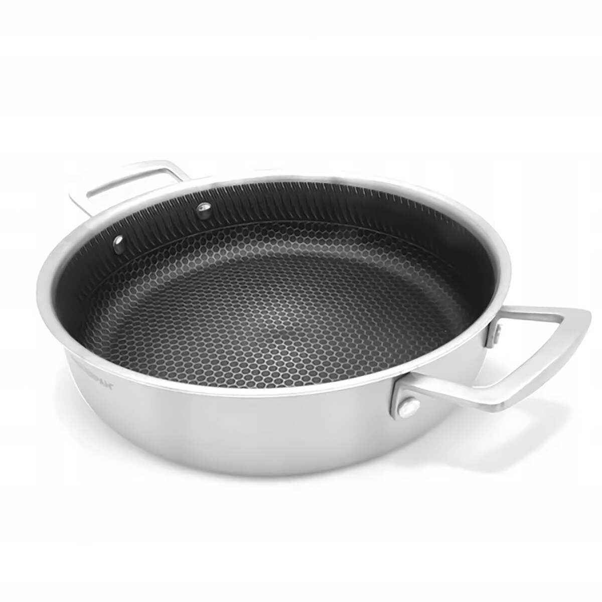 Niski Garnek Stal Nierdzewna Tri Ply 24 Cm Cm Bez Pokrywy